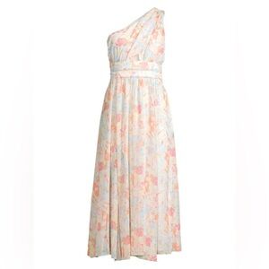 Sara Watercolor Floral Midi Dress size US2 XS